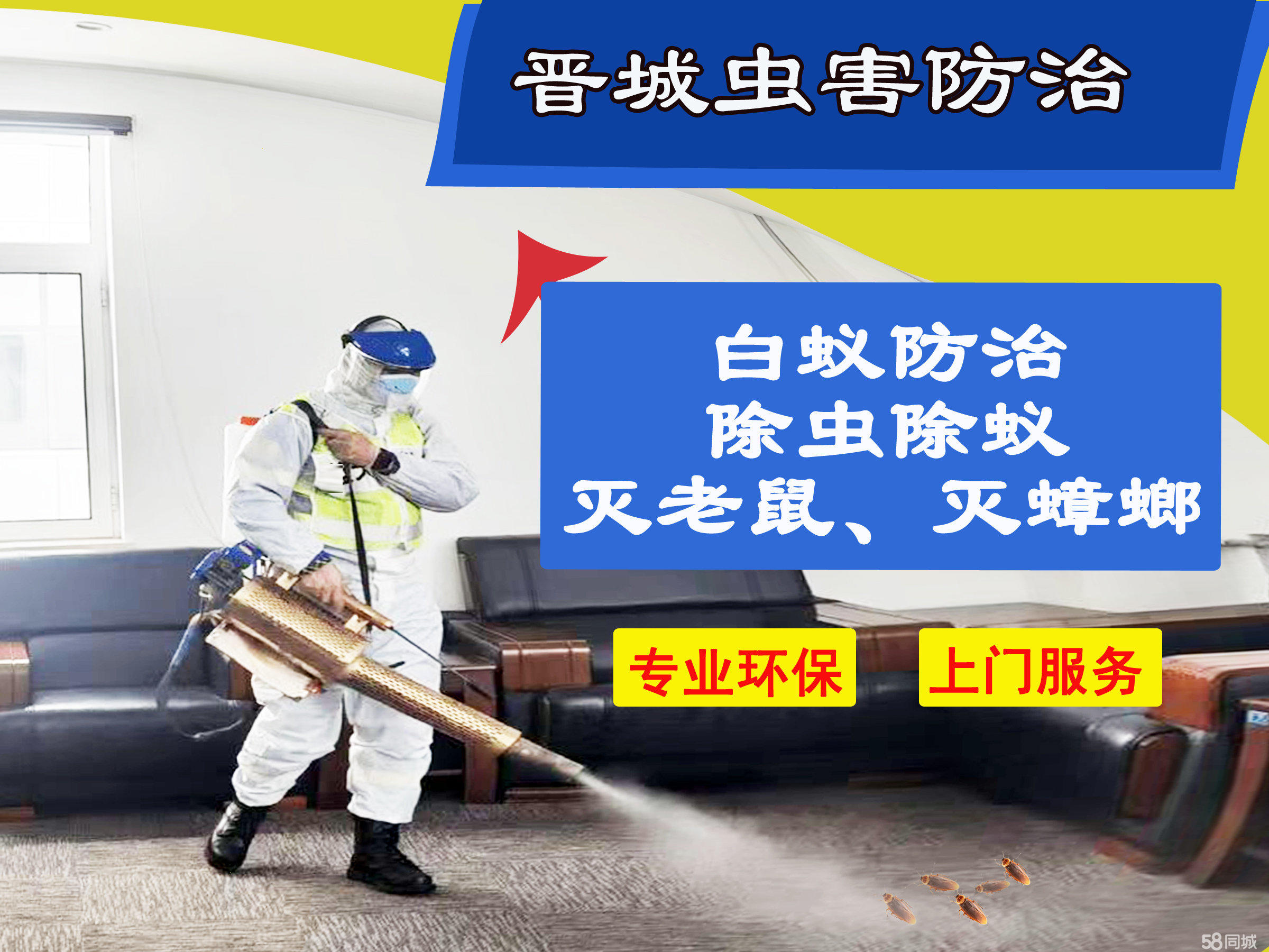 晋城虫害防治与消杀除四害全指南 专业备案服务为健康护航